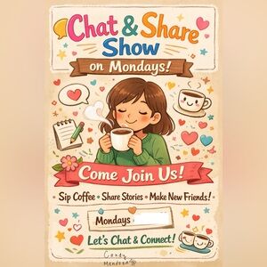 Share Show Mondays With Your Host 🥳